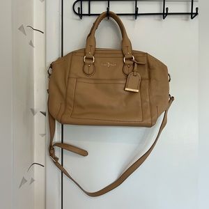 *MINT CONDITION* COLE HAAN LEATHER Cream Satchel/ Crossbody